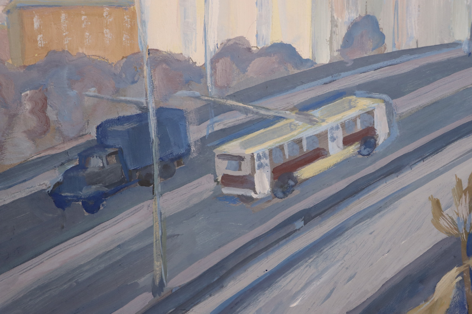 Пискарёва Анна Николаевна. Москва. Мост в Новогоиреево. Пискарёва Анна Николаевна. Москва. Мост в Новогоиреево.