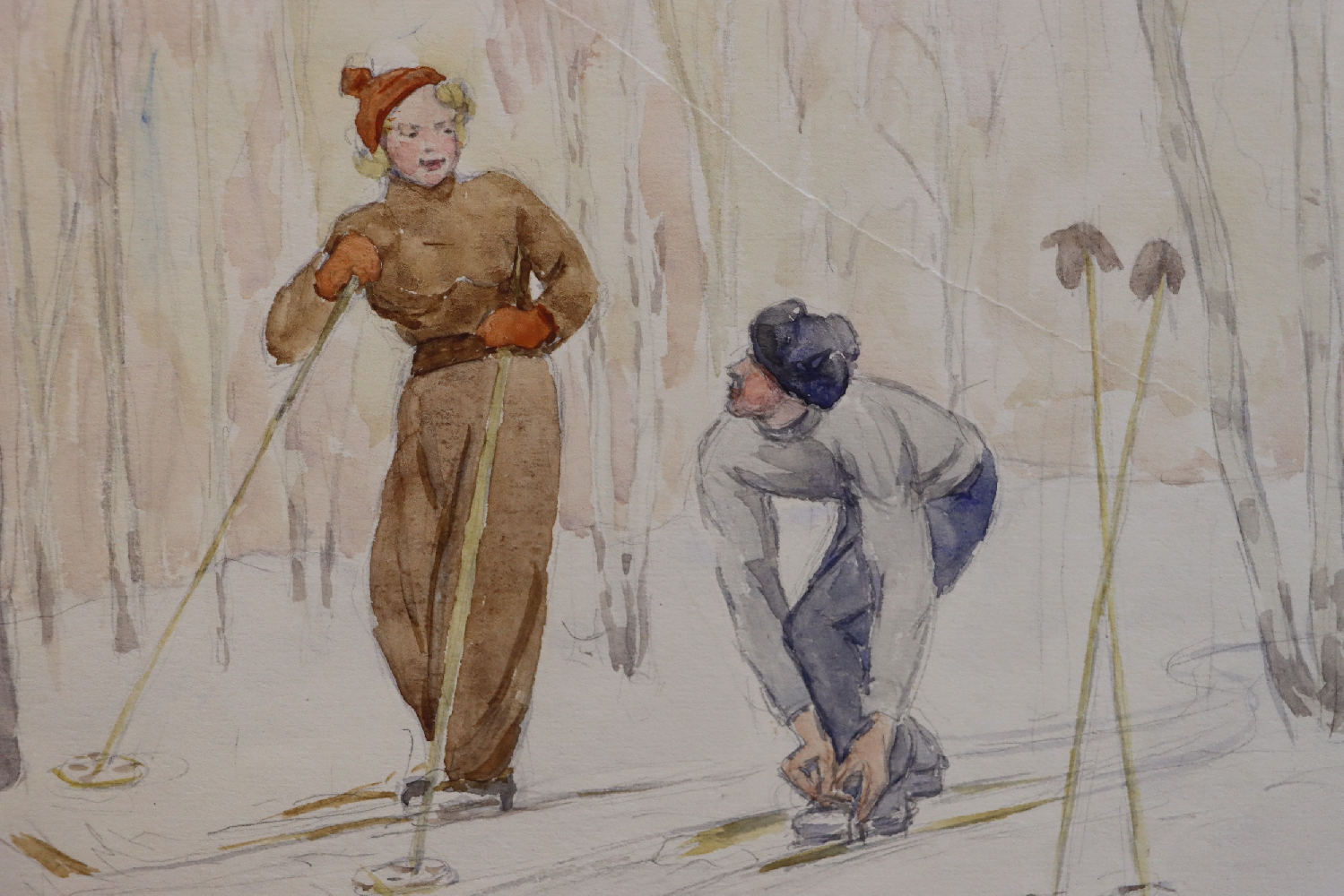 Пискарёва Анна Николаевна. Зимняя прогулка Пискарёва Анна Николаевна. Зимняя прогулка