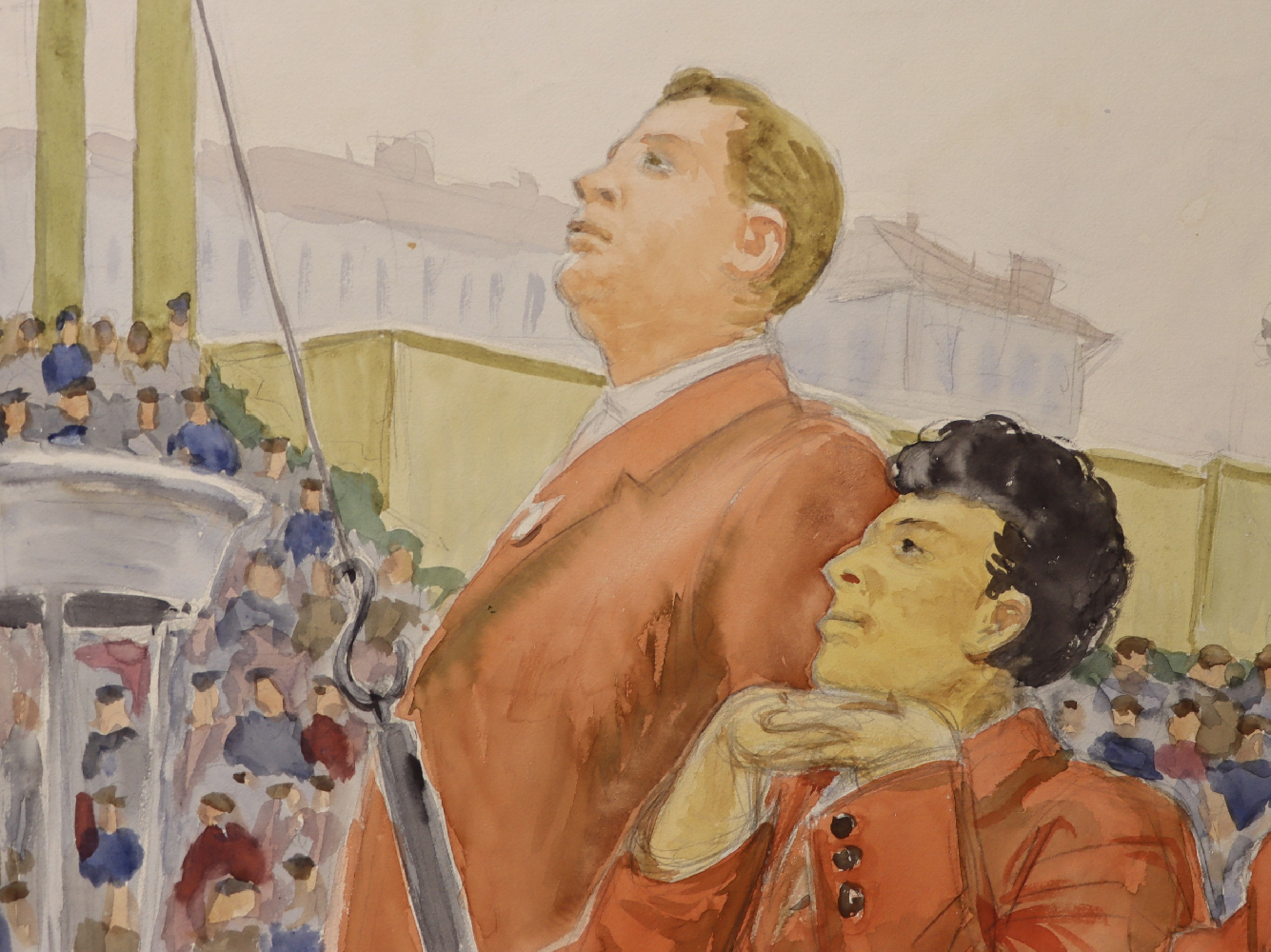 Витинг Николай Иосифович. Судьи на Всесоюзной спартакиаде. Москва. Витинг Николай Иосифович. Судьи на Всесоюзной спартакиаде. Москва.
