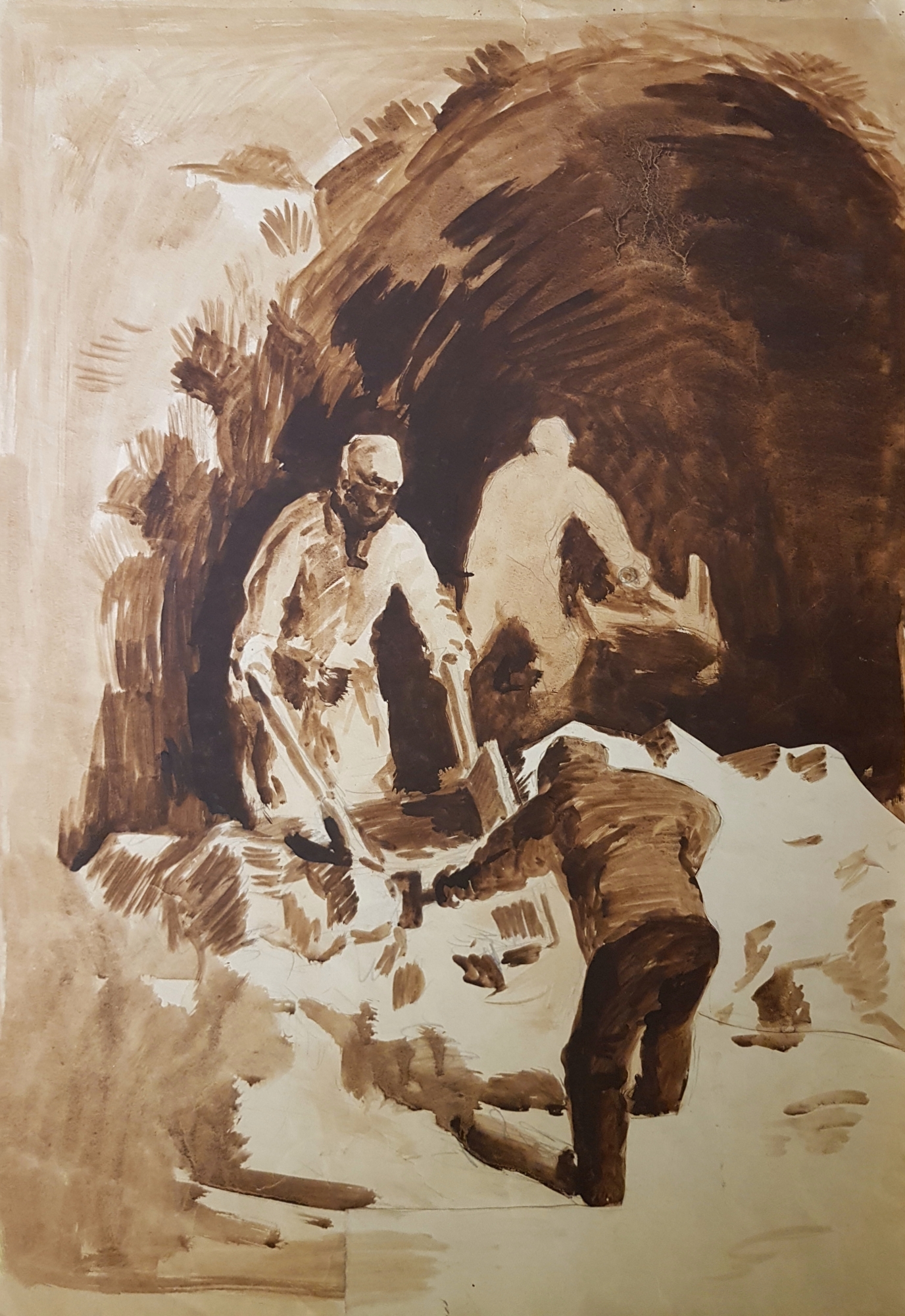 Витинг Николай Иосифович. В каменоломне Витинг Николай Иосифович. В каменоломне