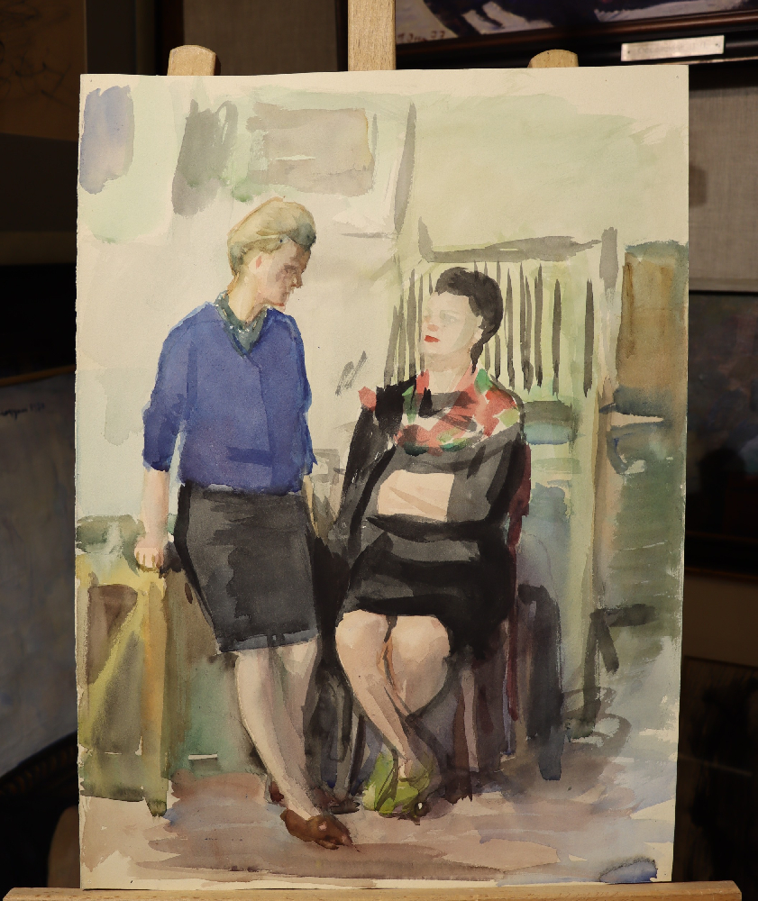 Витинг Николай Иосифович. На работе