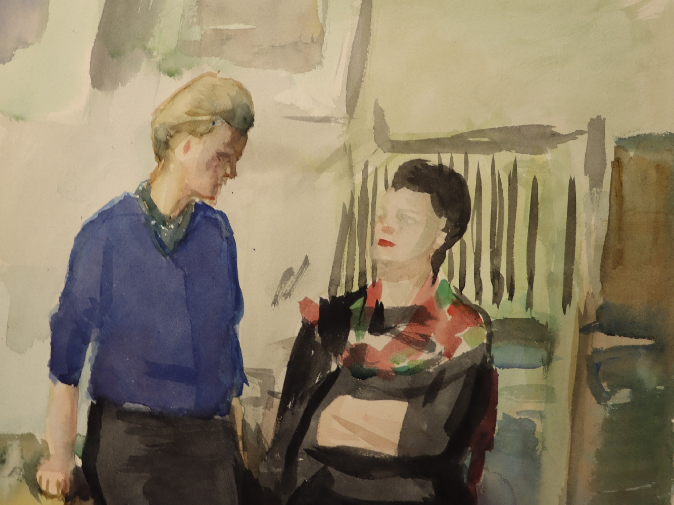 Витинг Николай Иосифович. На работе