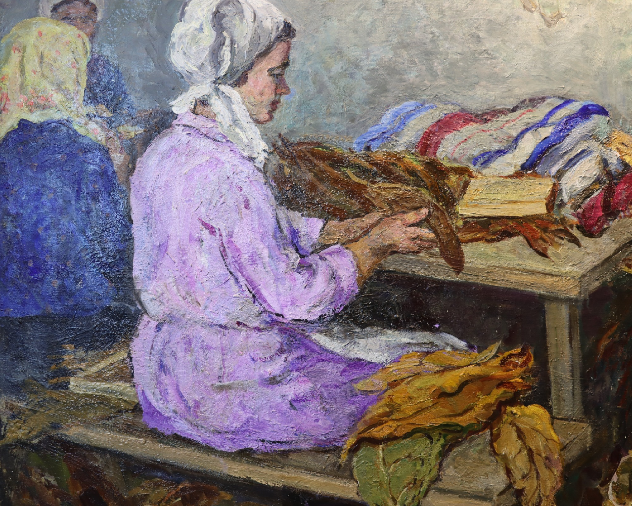 Стеньшинская Нина Сергеевна. Сортировка табачного листа Стеньшинская Нина Сергеевна. Сортировка табачного листа