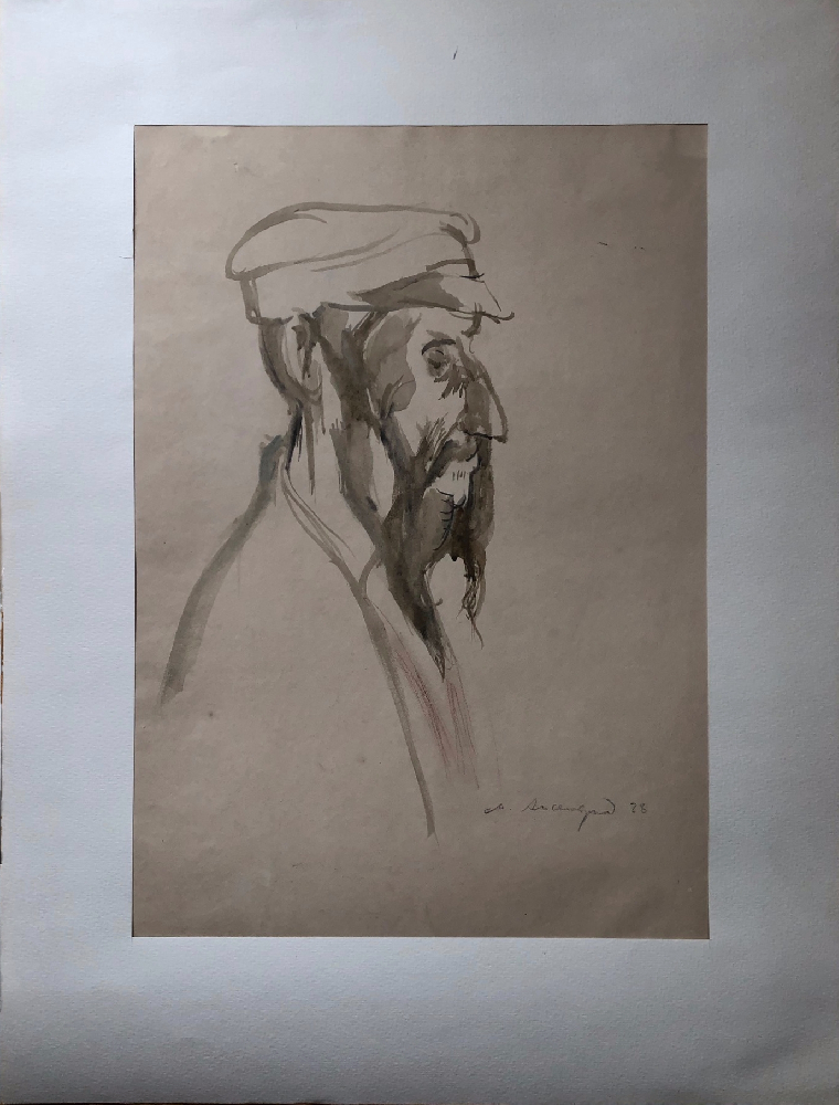 Аксельрод Меер(Марк) Моисеевич. Старик с бородой Аксельрод Меер(Марк) Моисеевич. Старик с бородой
