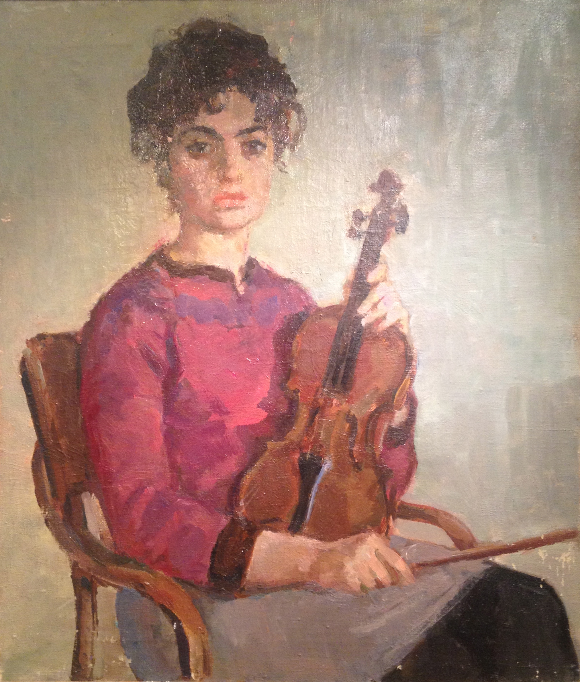 Магидсон Адриана Соломоновна. Молодая скрипачка.