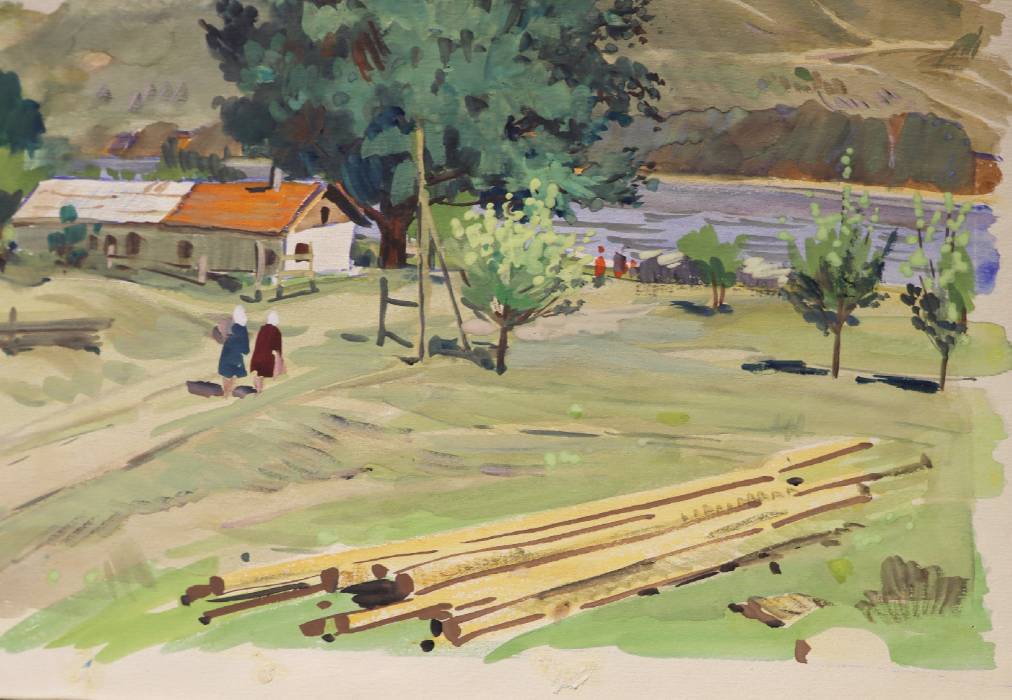 Красковский Сергей Семенович. Берега Кубани