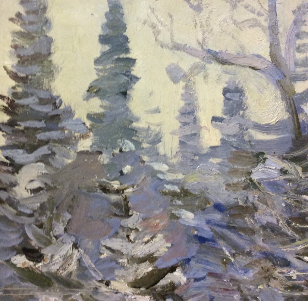 Аврутис Хаим Авраамович. Ели в снегу.