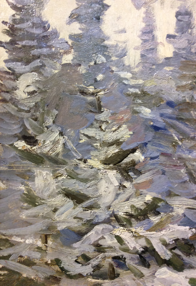 Аврутис Хаим Авраамович. Ели в снегу.