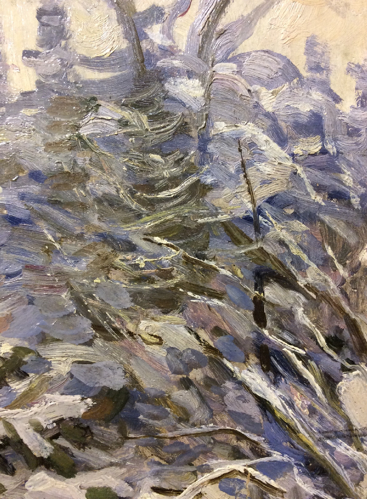 Аврутис Хаим Авраамович. Ели в снегу.