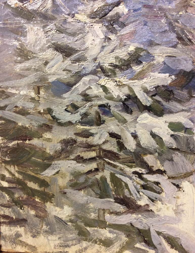 Аврутис Хаим Авраамович. Ели в снегу.