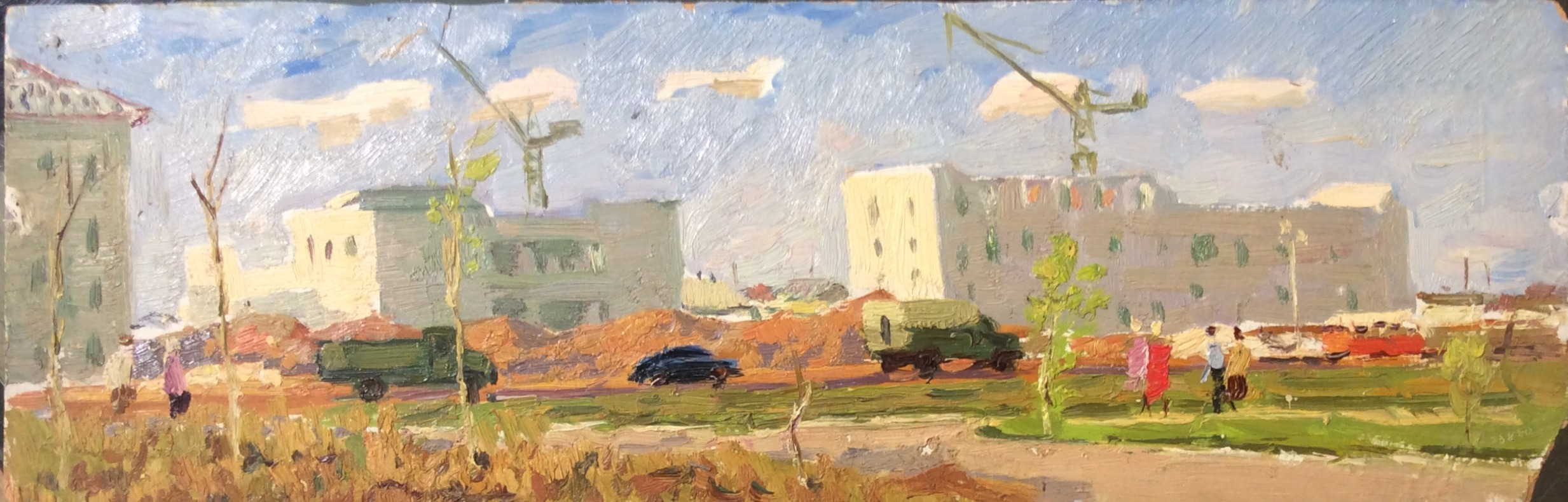 Филатов Геннадий Васильевич. Новостройки города Жигулевска