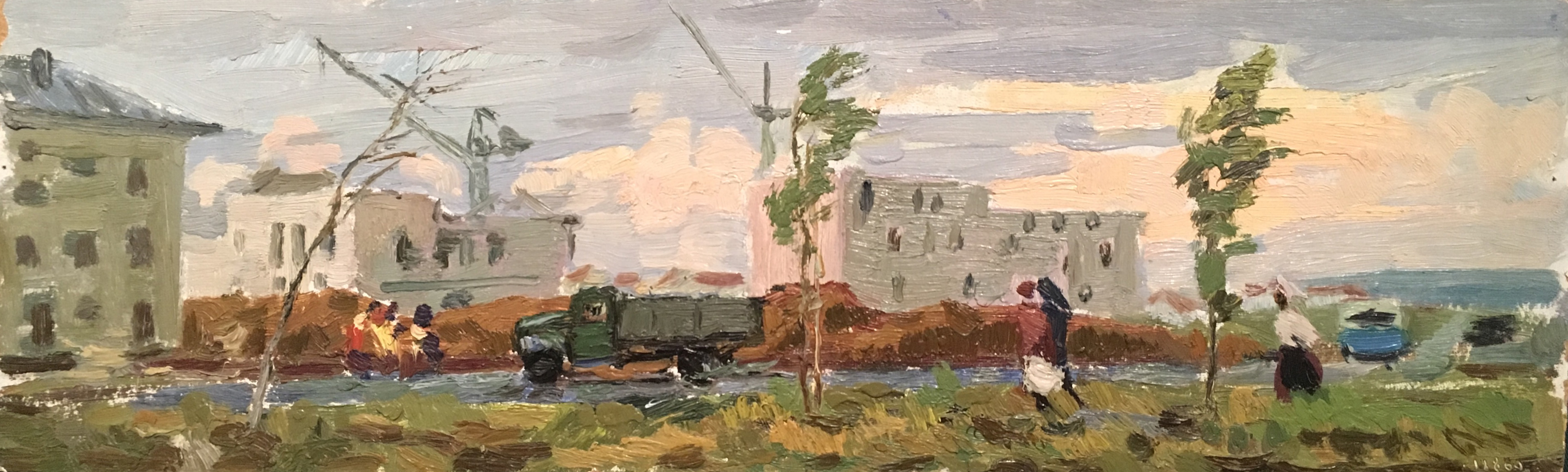 Филатов Геннадий Васильевич. Новостройки около ГЭС