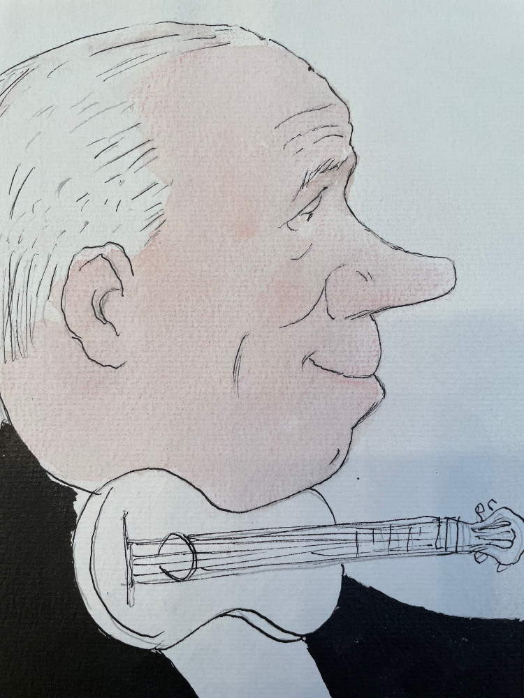 Кукрыниксы . Портрет Ивана Семёнович Козловского