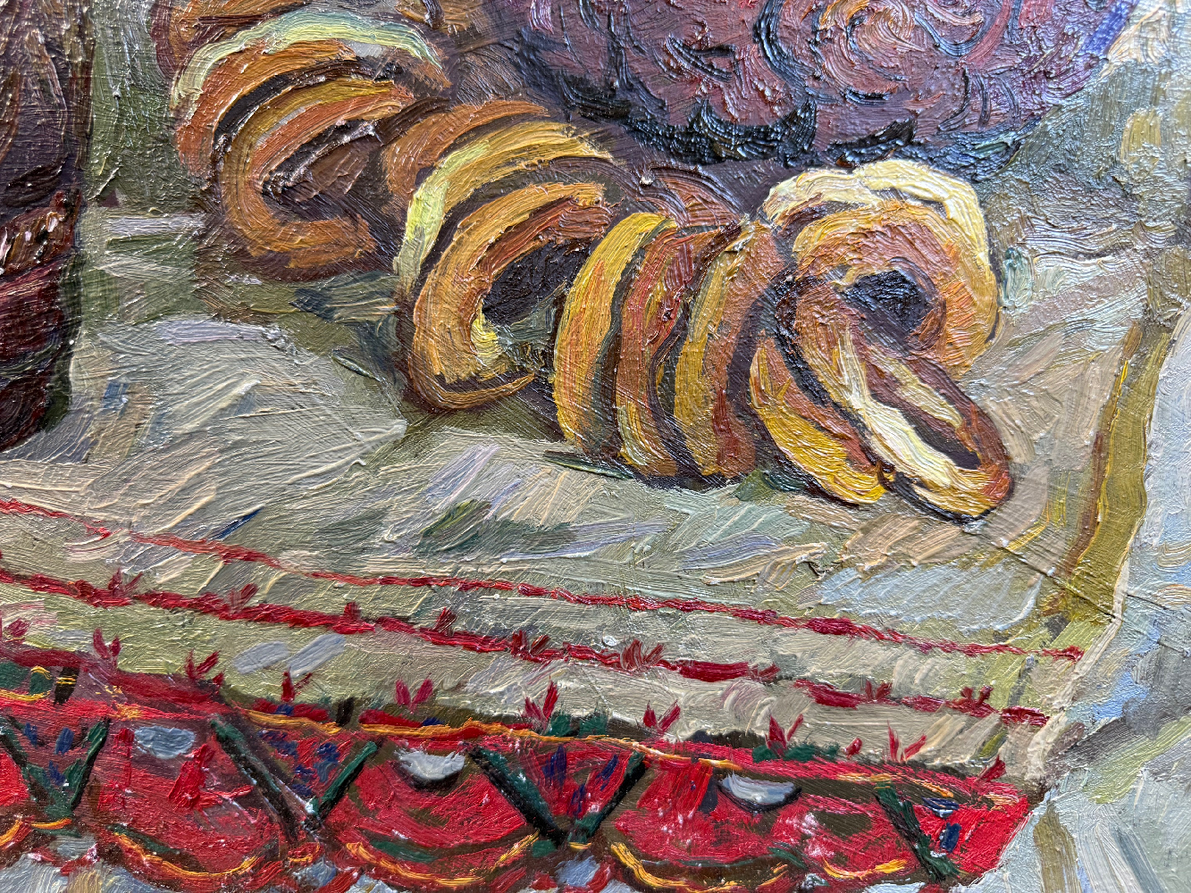 Титов Анатолий Михайлович. Натюрморт с баранками Титов Анатолий Михайлович. Натюрморт с баранками