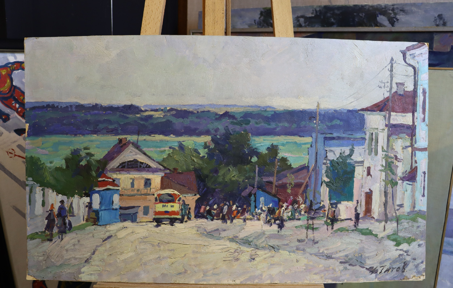 Титов Анатолий Михайлович. Улица в городе. Титов Анатолий Михайлович. Улица в городе.