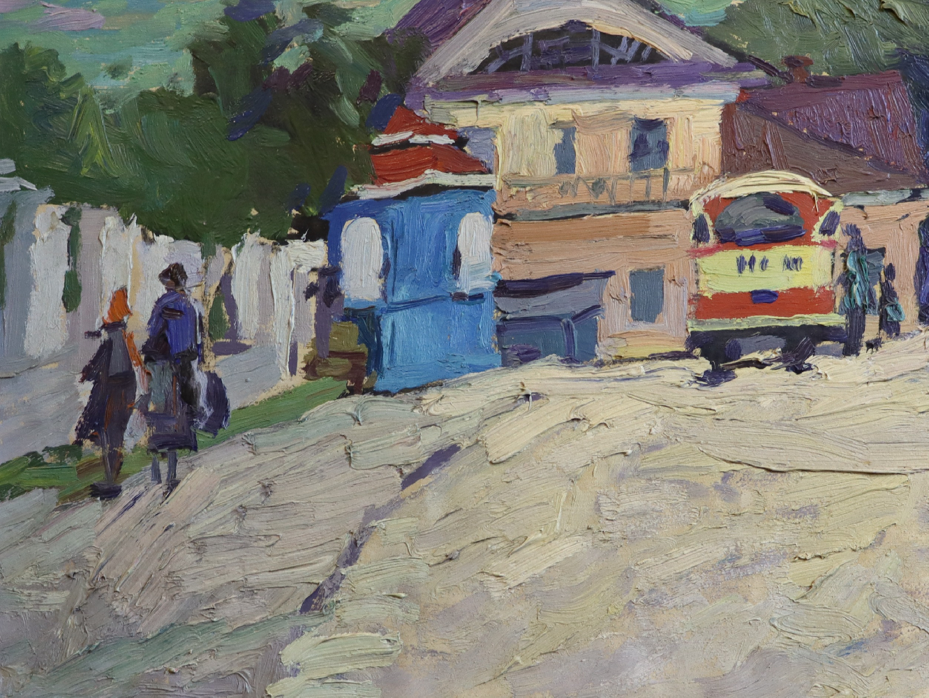Титов Анатолий Михайлович. Улица в городе. Титов Анатолий Михайлович. Улица в городе.