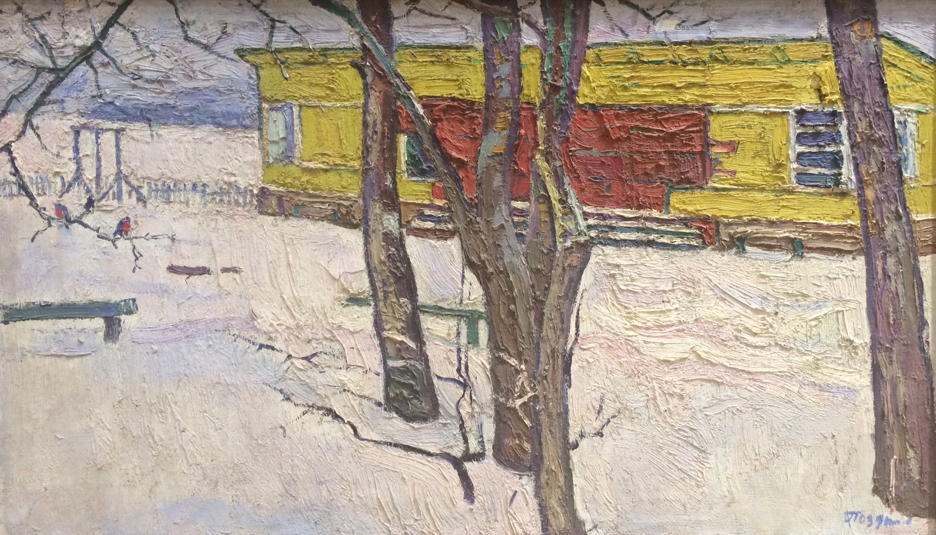 Позднеев Николай Матвеевич. Снегири. Позднеев Николай Матвеевич. Снегири.