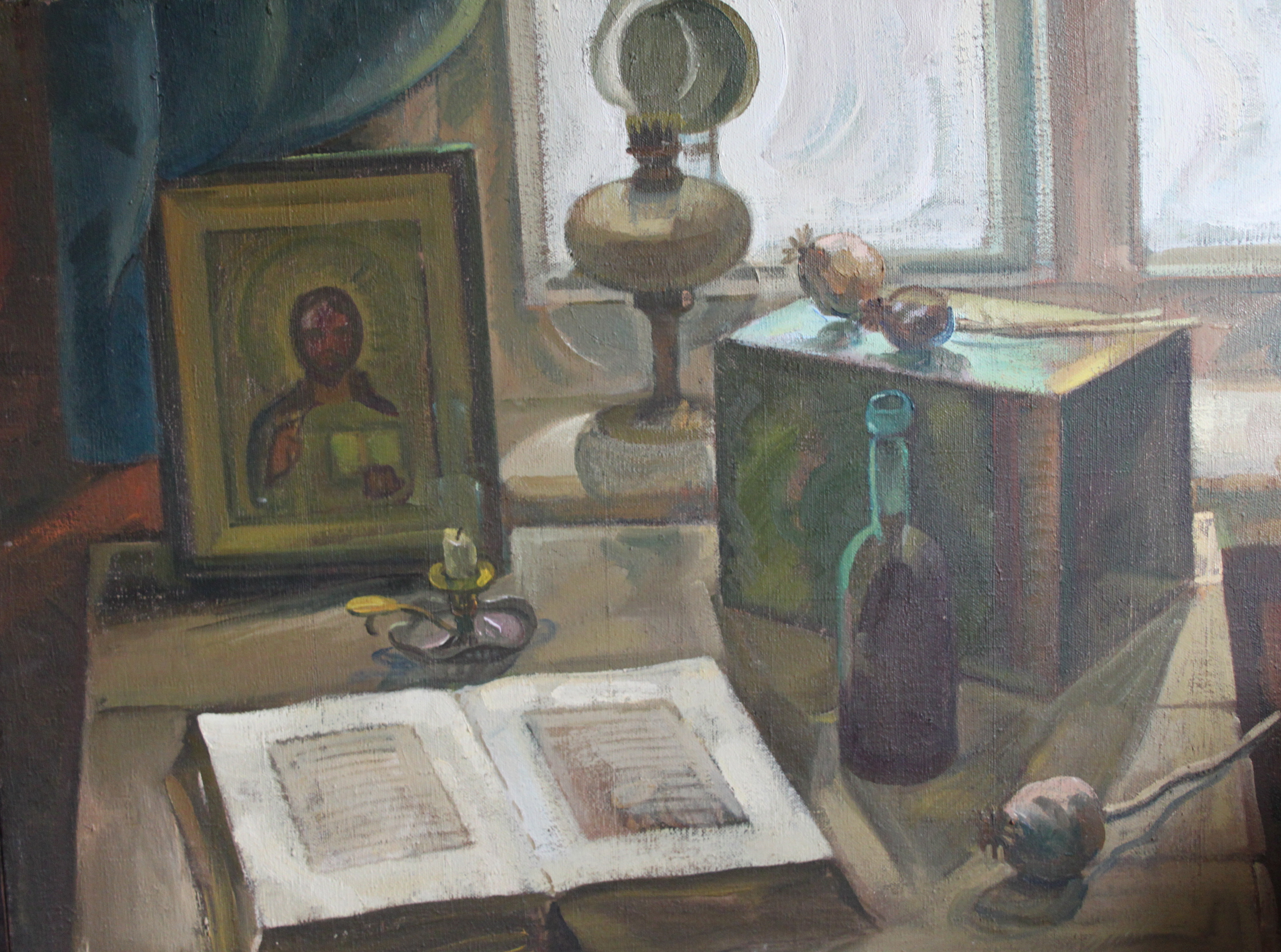 Бобылев Сергей Евгеньевич. Натюрморт с иконой и библией