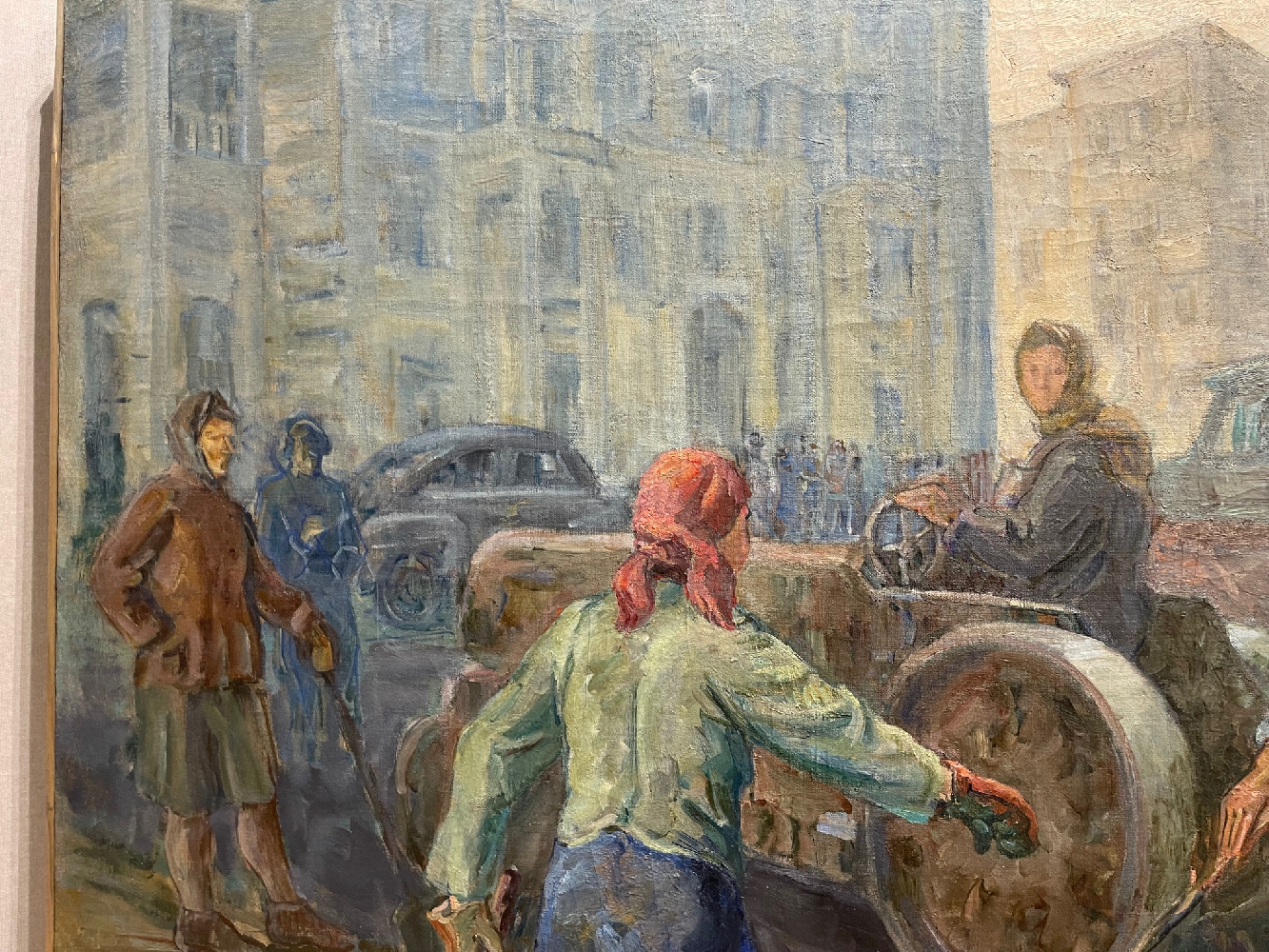 Кузнецов Виктор. Укладка асфальта на улицах Москвы Кузнецов Виктор. Укладка асфальта на улицах Москвы