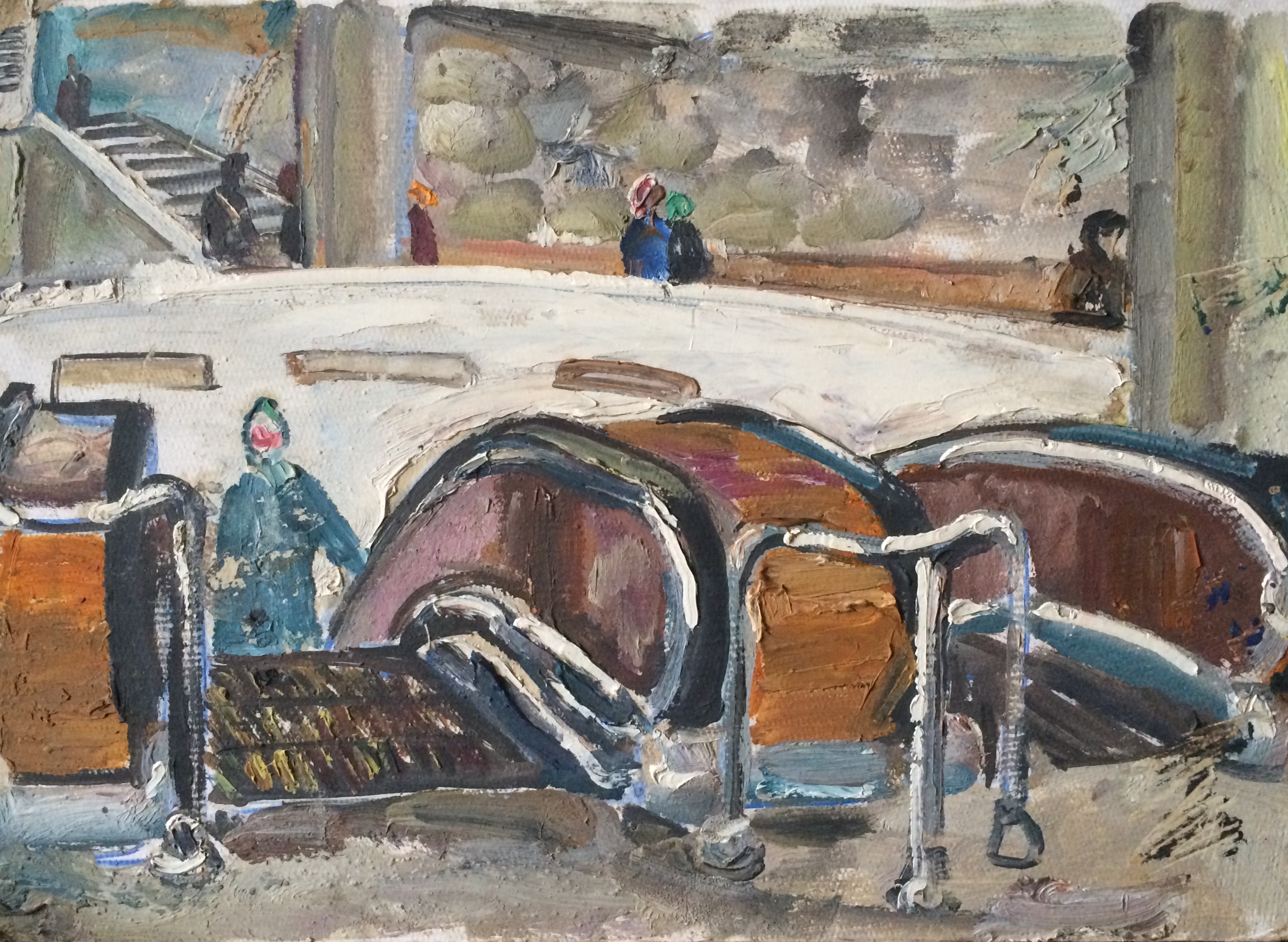 Коржевский Борис Георгиевич. В метро. У Эскалатора. Коржевский Борис Георгиевич. В метро. У Эскалатора.