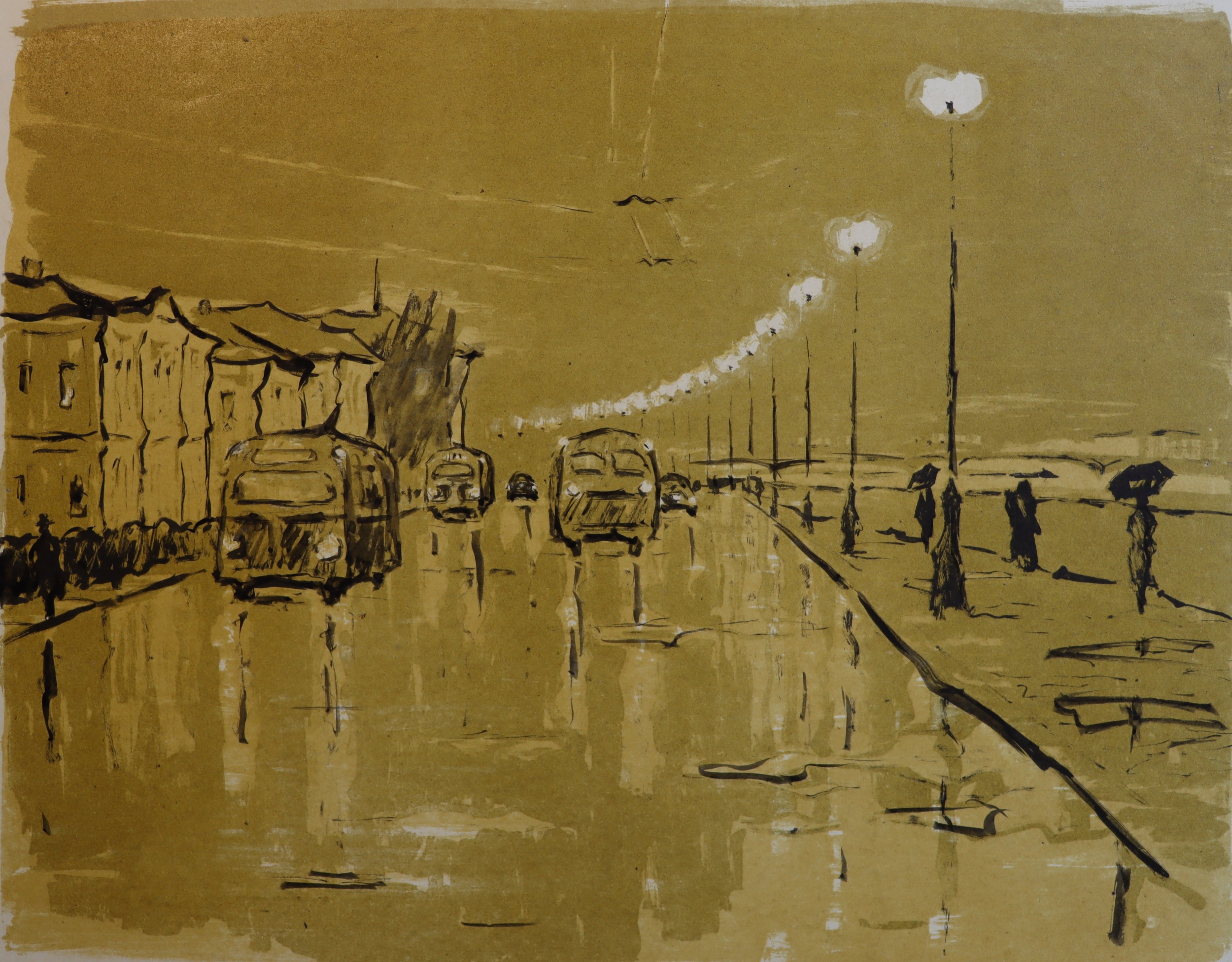 Матюх Вера Фёдоровна. Ленинград. Дождь