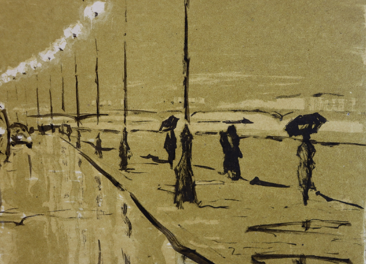 Матюх Вера Фёдоровна. Ленинград. Дождь