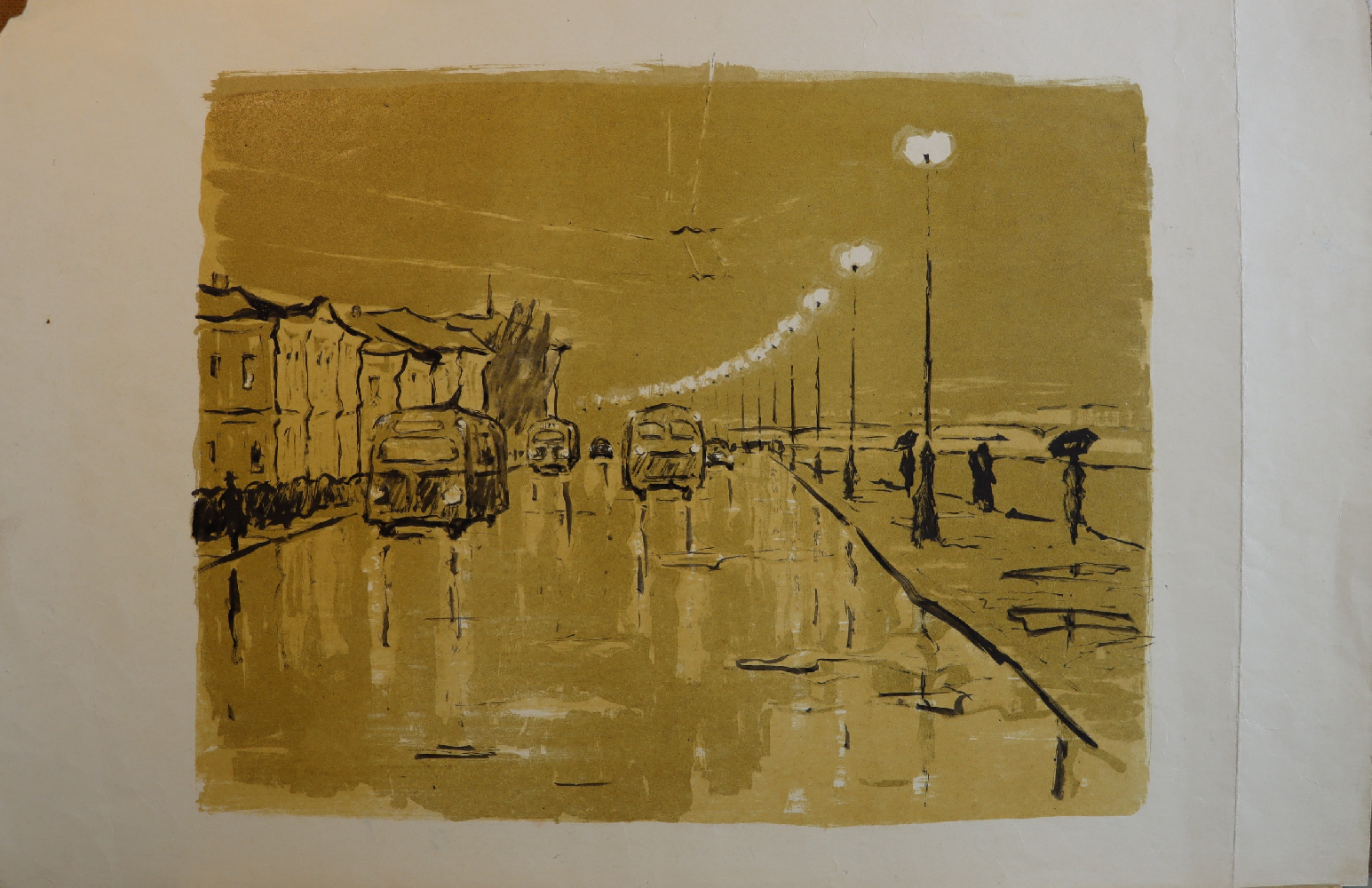 Матюх Вера Фёдоровна. Ленинград. Дождь