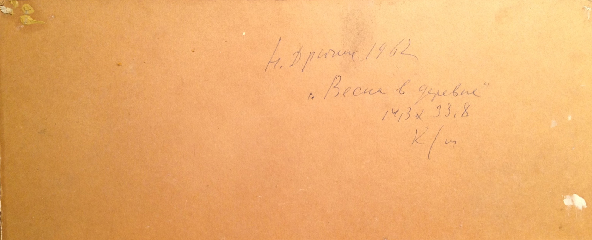 Оборот. Дрючин Николай Иванович. Весна в деревне. Оборот. Дрючин Николай Иванович. Весна в деревне.