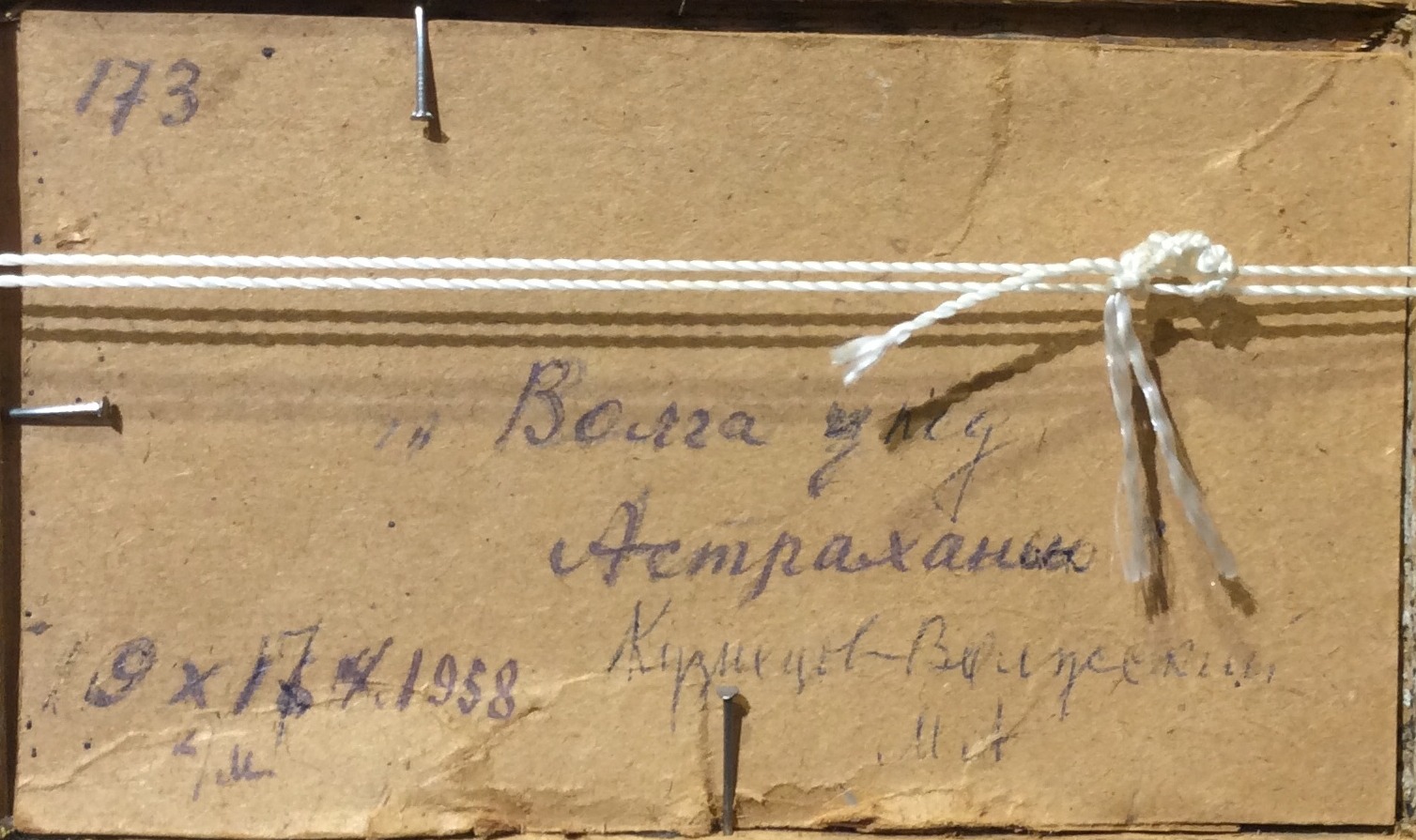 Оборот. Кузнецов-Волжский Михаил Александрович. Волга под Астраханью.