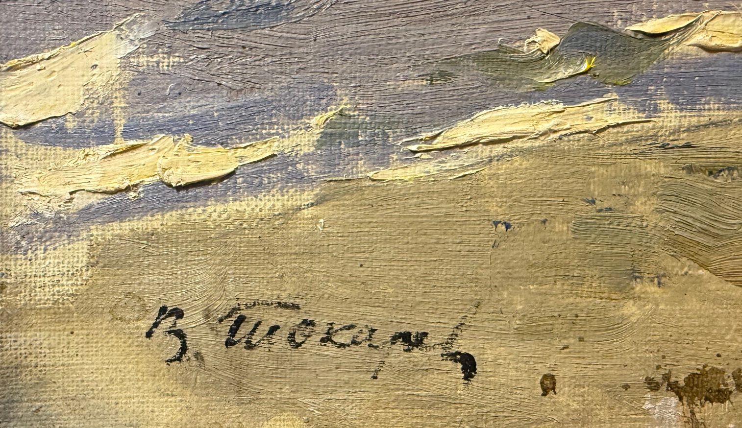 Подпись. Токарев Владимир Федорович. Паром на реке