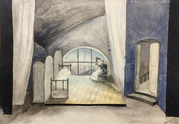 Обручева Нина Николаевна. Интерьер. 5