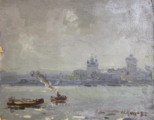 Кац Илья Львович. Буксир у Смольного