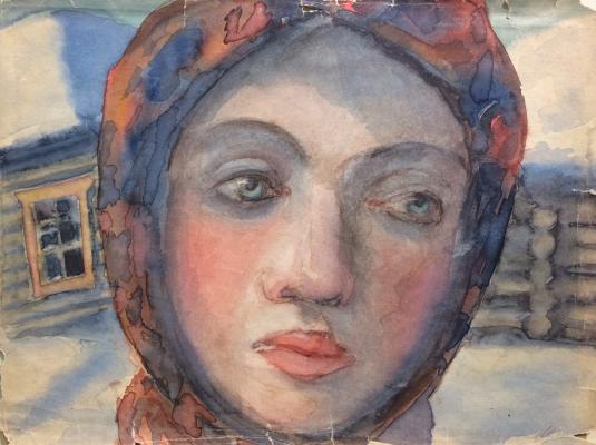 Хряков Александр Фёдорович. Урал. Девушка.