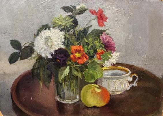 Саханов Александр Иванович. Натюрморт с цветами