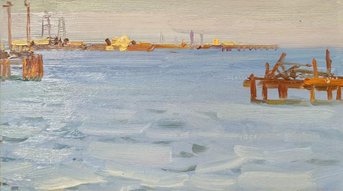 Саханов Александр Иванович. Море. Вышки