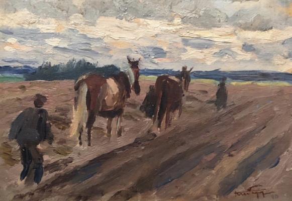 Кибардин "На пашне"