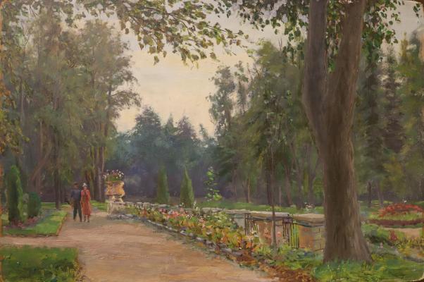 Кибардин Георгий Владимирович. Прогулка в парке