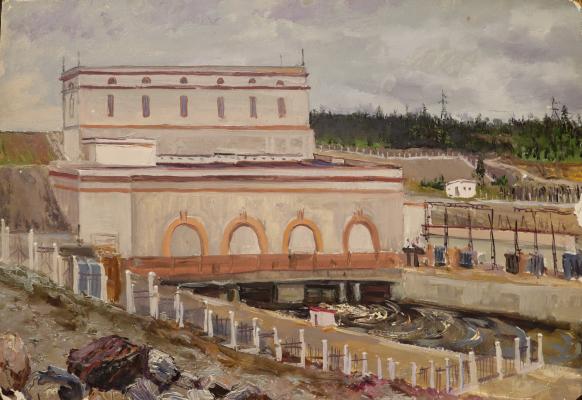 Кибардин Георгий Владимирович. Княжегубская электростанция