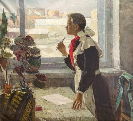 Игошев Владимир Александрович. Портрет отличницы Соловьевой И.И.