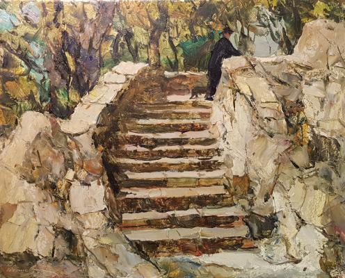 Игошев Владимир Александрович. Лестница к вилле А.М. Горького на Капри
