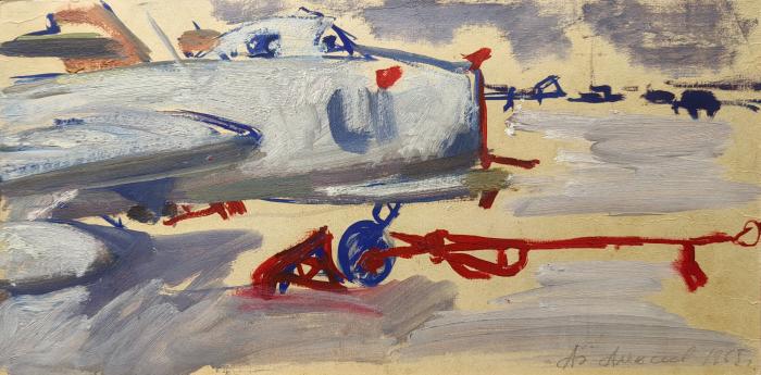 Алексеев Адольф Евгеньевич. Военный аэродром