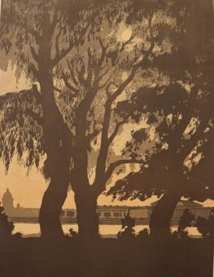 Ванеев Петр Иванович. Ленинград. Белая ночь