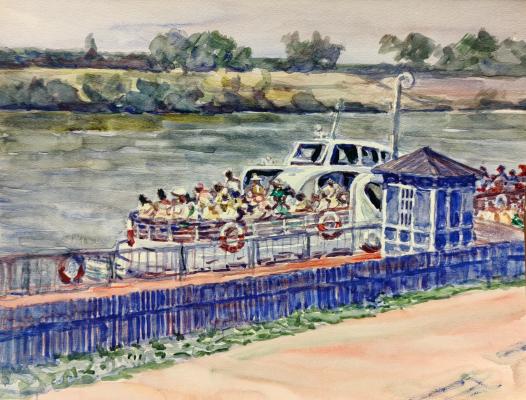 Лапин Василий Алексеевич. На теплоходе. 126