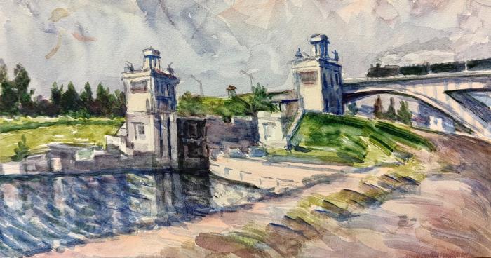 Лапин Василий Алексеевич. Шлюз. 243