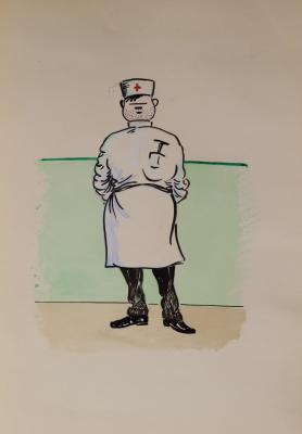 Тер-Аракелян Игорь Усикович. Шарж "Доктор