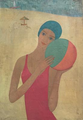 Багдасарян Флора Липаритовна. На пляже