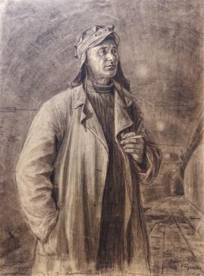 Рухкян Рачия(Грачия) Липаритович. Шахтер с сигаретой