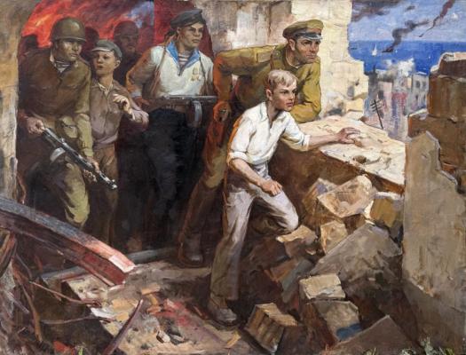 Чудинов Юрий Васильевич. Освобождение Севастополя.