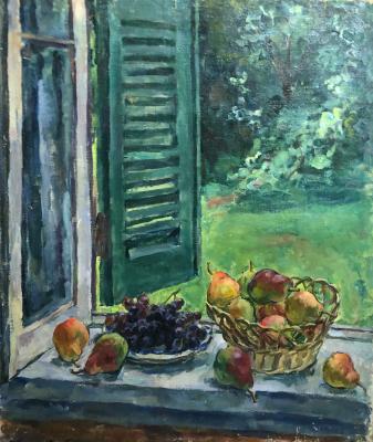 Кончаловский Михаил Петрович. Фрукты на окне