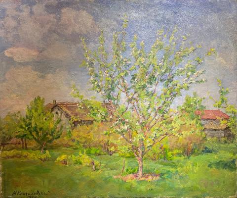 Кончаловский Михаил Петрович. Цветущая яблоня